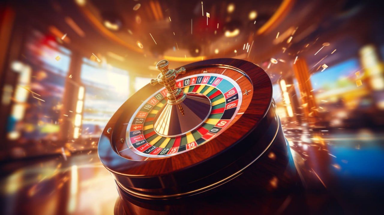 Dealer roulette langsung di studio bos777 dengan roda dan meja taruhan
